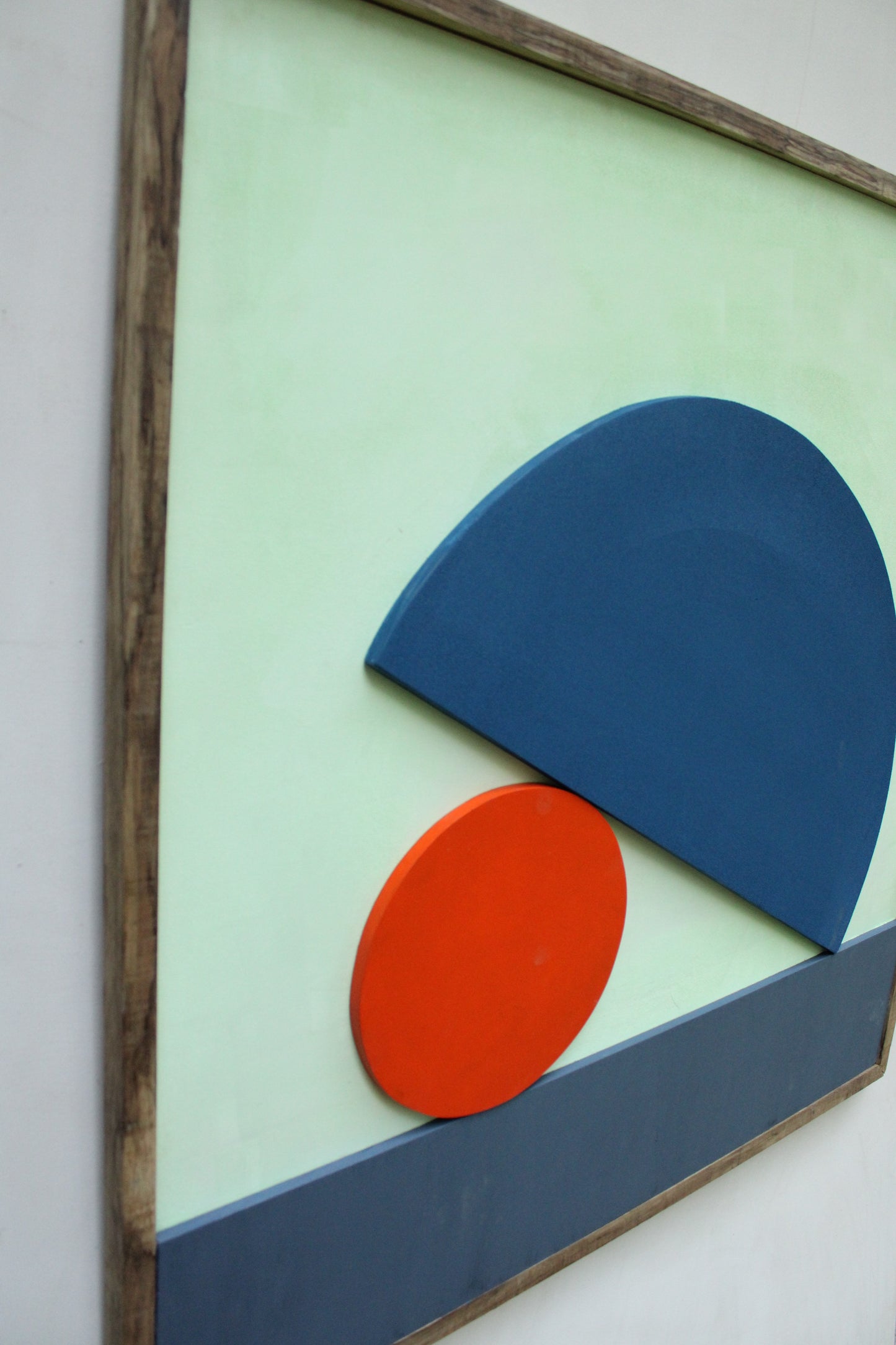 abstract painting,oil on wood.