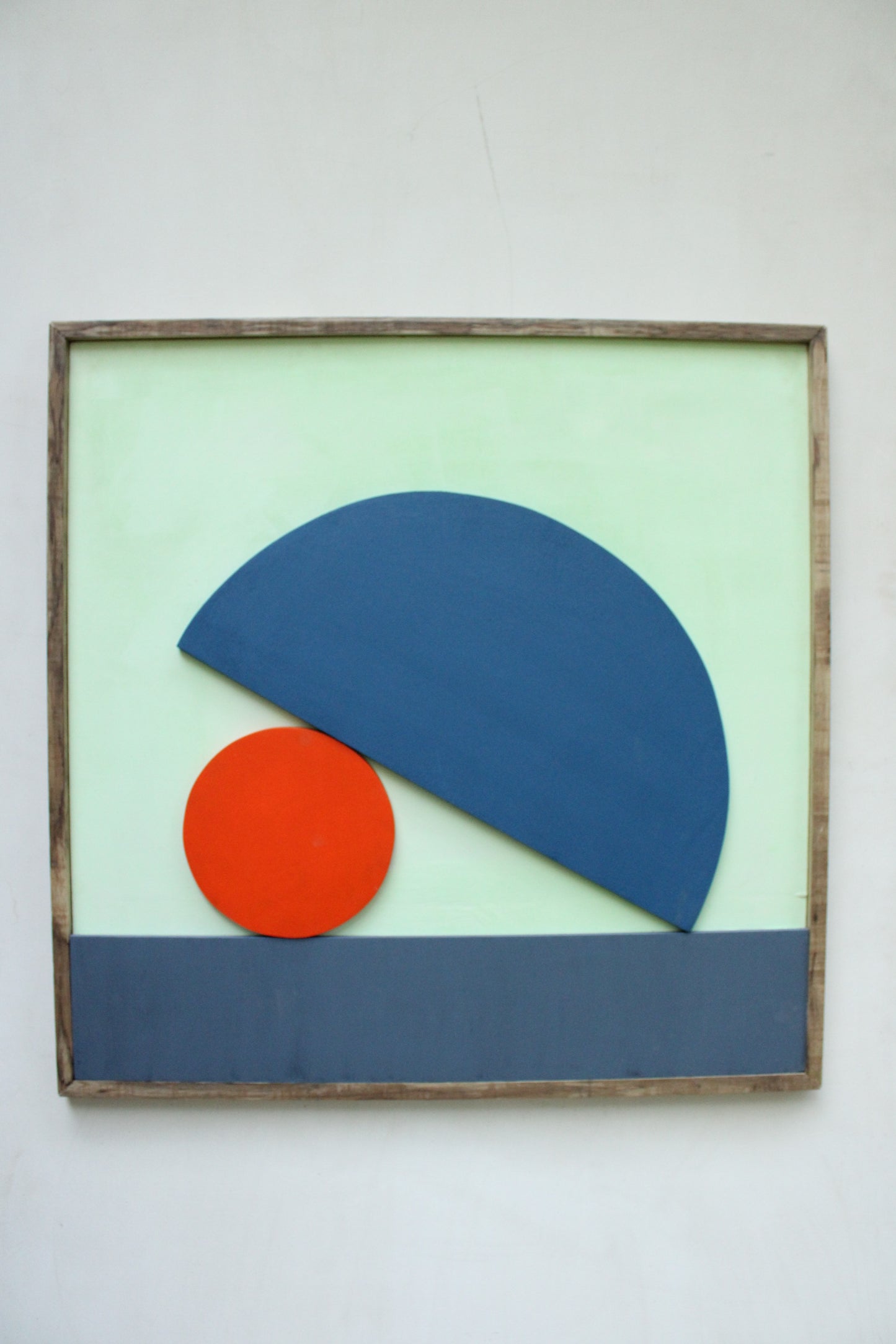 abstract painting,oil on wood.