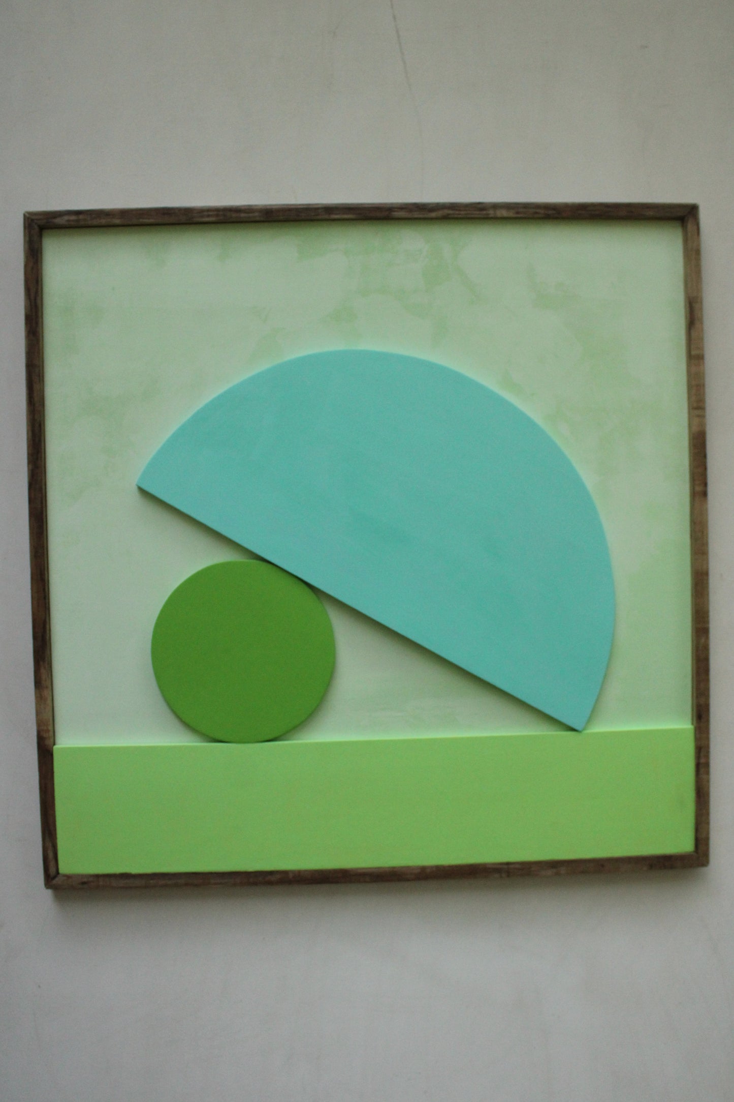 abstract painting,oil on wood.